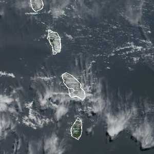 météo tropicale : Image satellite .