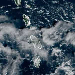 météo tropicale : Image satellite .