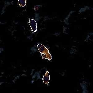 météo tropicale : Image satellite .