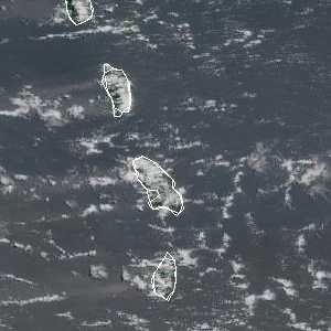 météo tropicale : Image satellite .