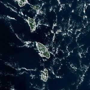 météo tropicale : Image satellite .