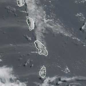 météo tropicale : Image satellite .