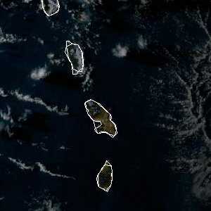 météo tropicale : Image satellite .