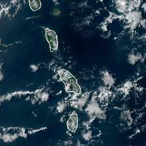 météo tropicale : Image satellite .