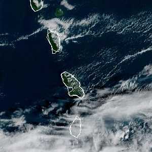 météo tropicale : Image satellite .