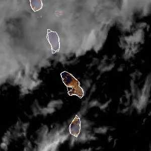 météo tropicale : Image satellite .