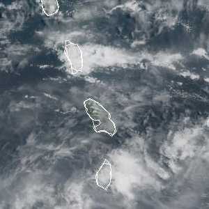 météo tropicale : Image satellite .