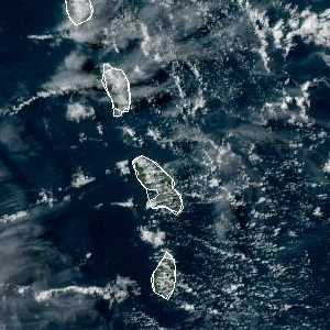 météo tropicale : Image satellite .