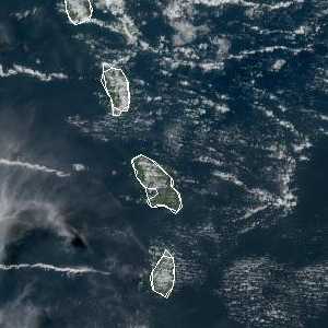météo tropicale : Image satellite .