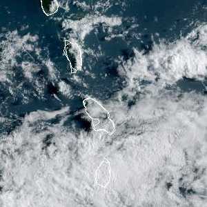 météo tropicale : Image satellite .