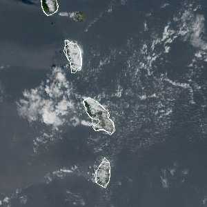 météo tropicale : Image satellite .