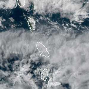 météo tropicale : Image satellite .