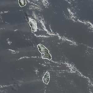 météo tropicale : Image satellite .