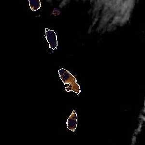 météo tropicale : Image satellite .