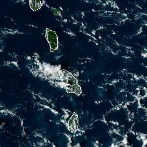 météo tropicale : Image satellite .