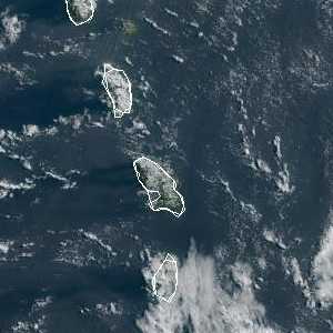 météo tropicale : Image satellite .