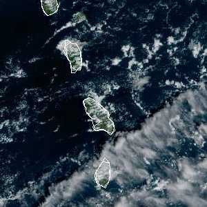 météo tropicale : Image satellite .