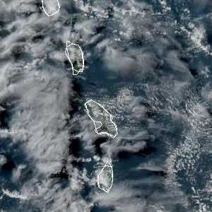 météo tropicale : Image satellite .