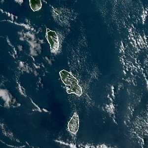 météo tropicale : Image satellite .