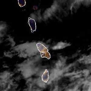 météo tropicale : Image satellite .