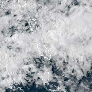 météo tropicale : Image satellite .