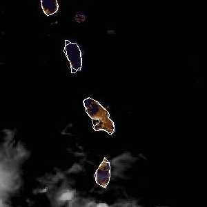 météo tropicale : Image satellite .