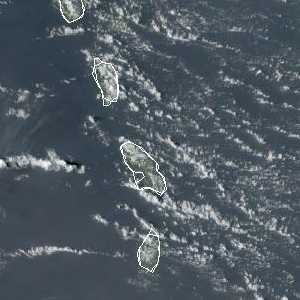 météo tropicale : Image satellite .