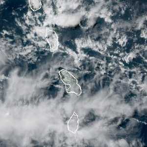 météo tropicale : Image satellite .
