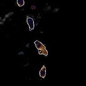 météo tropicale : Image satellite .