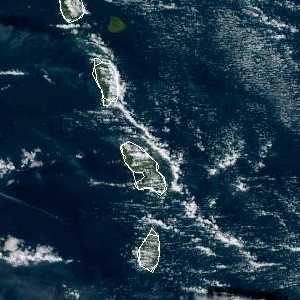 météo tropicale : Image satellite .