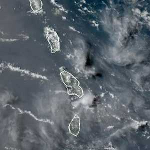 météo tropicale : Image satellite .
