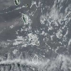 météo tropicale : Image satellite .