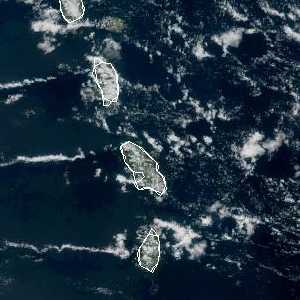 météo tropicale : Image satellite .