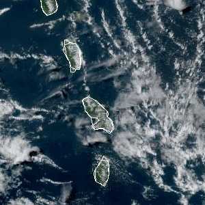 météo tropicale : Image satellite .