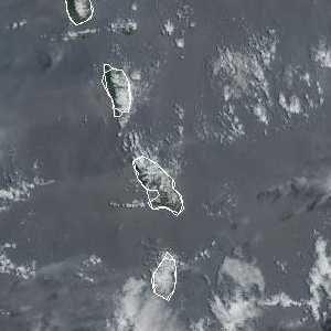 météo tropicale : Image satellite .