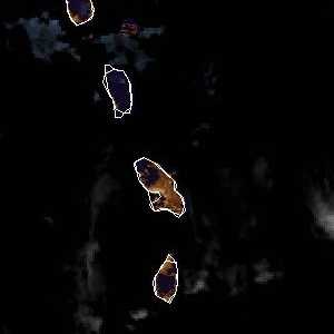 météo tropicale : Image satellite .