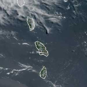 météo tropicale : Image satellite .