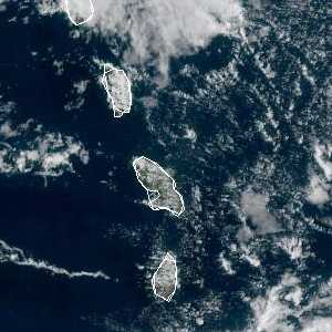 météo tropicale : Image satellite .