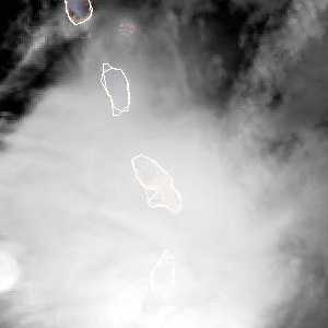 météo tropicale : Image satellite .