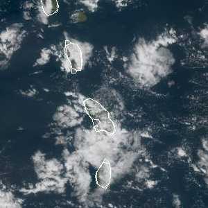 météo tropicale : Image satellite .