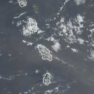 météo tropicale : Image satellite .