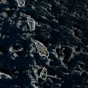 météo tropicale : Image satellite .