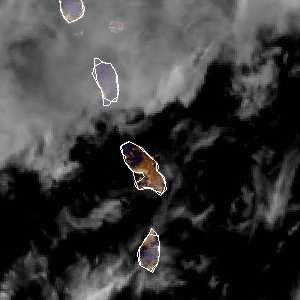 météo tropicale : Image satellite .