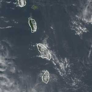 météo tropicale : Image satellite .