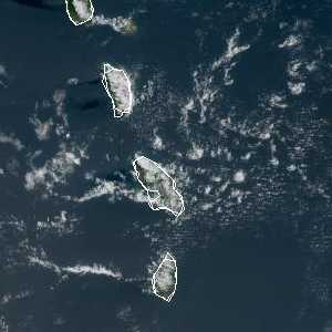 météo tropicale : Image satellite .