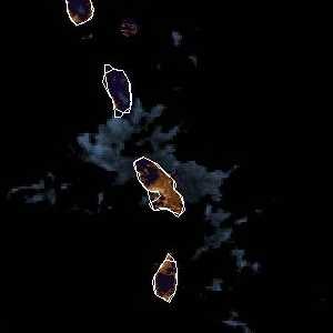 météo tropicale : Image satellite .