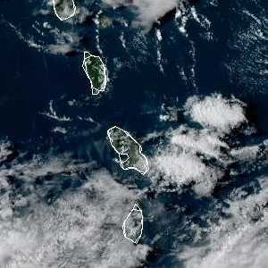 météo tropicale : Image satellite .