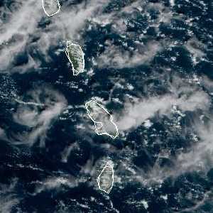 météo tropicale : Image satellite .