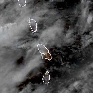météo tropicale : Image satellite .