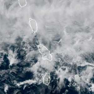 météo tropicale : Image satellite .